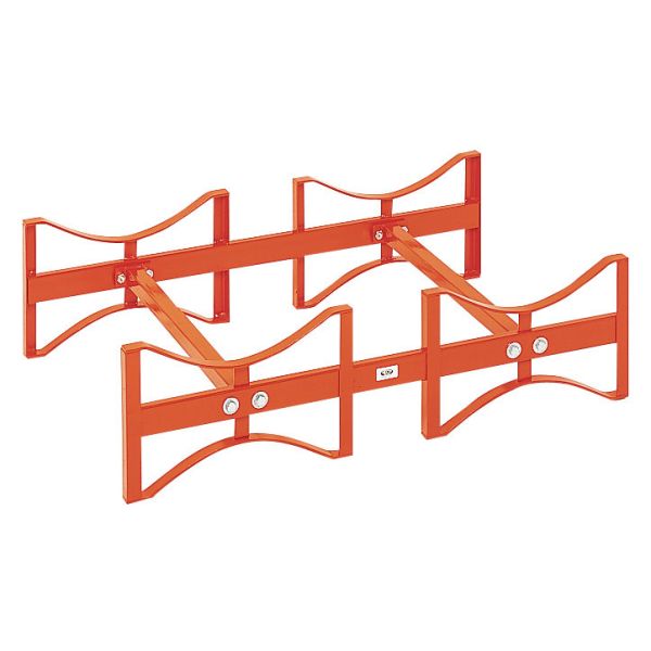 Portable Drum Rack 2 Drums Horizontal Storage