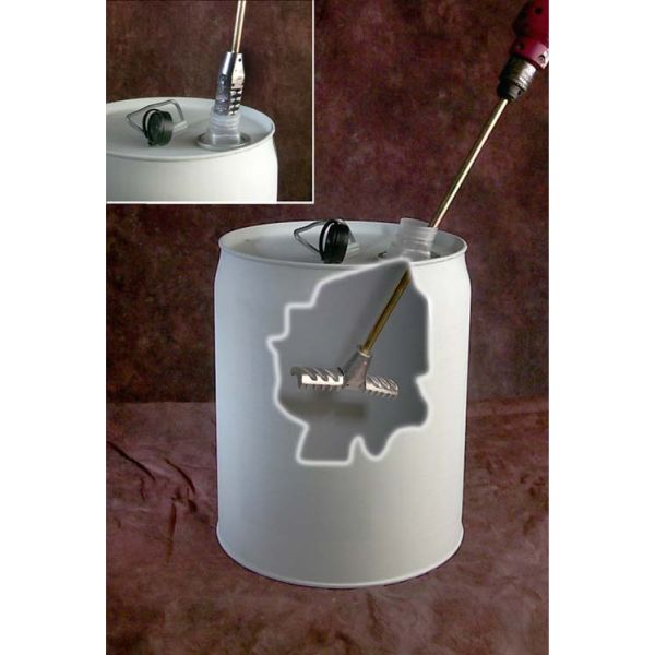 Swing T Barrel Mixer Blade - Propeller - 23 inch Long Shaft