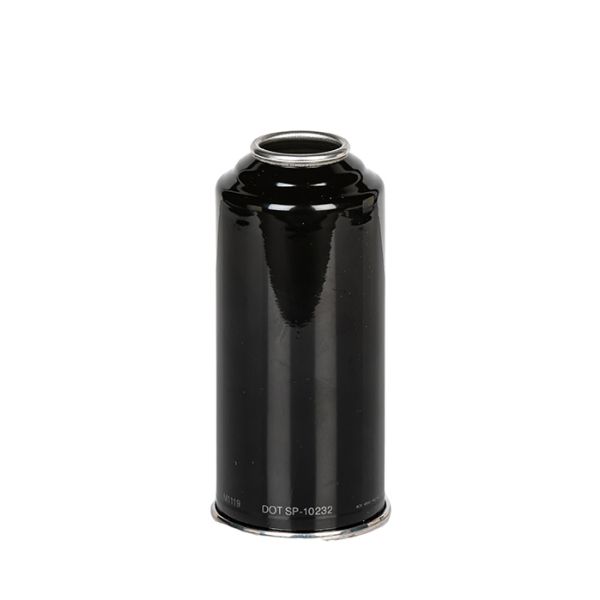 Black aerosol can