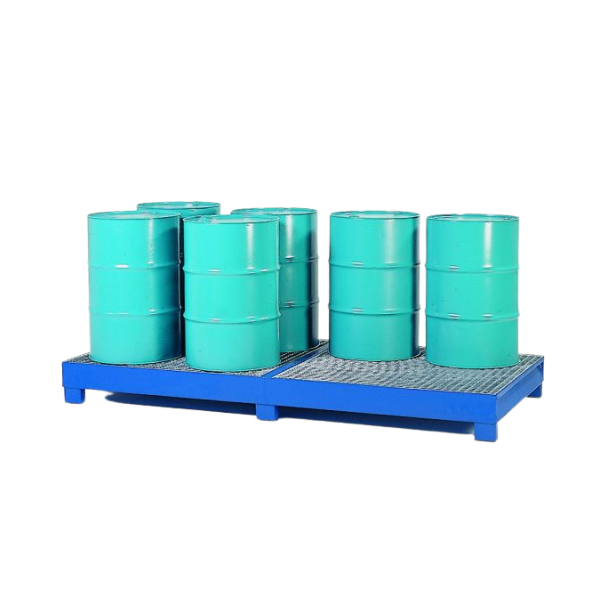 8 Drum Steel Spill Pallet