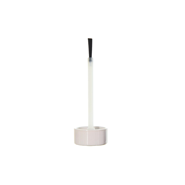 White brush cap