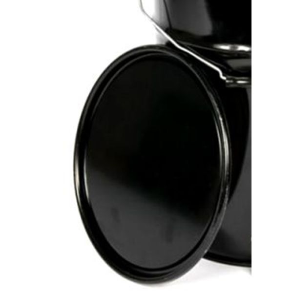 Steel dish cover for open head pails