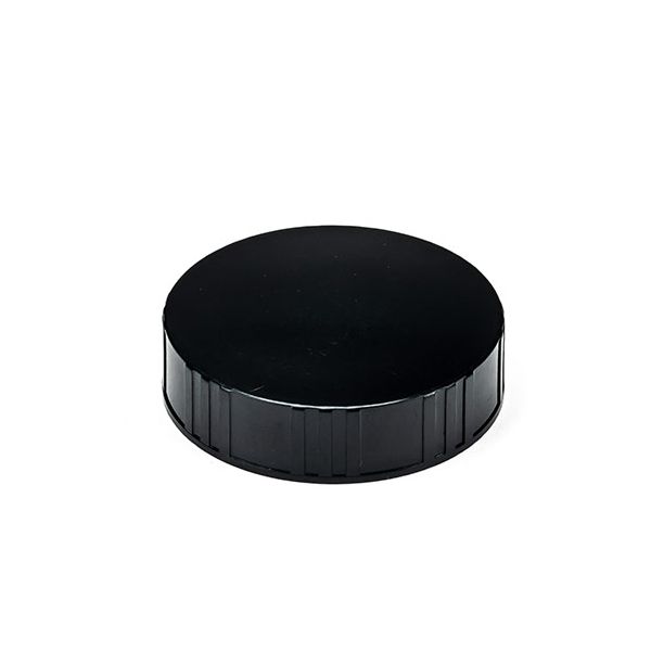 Black lid for glass bottle - 43mm