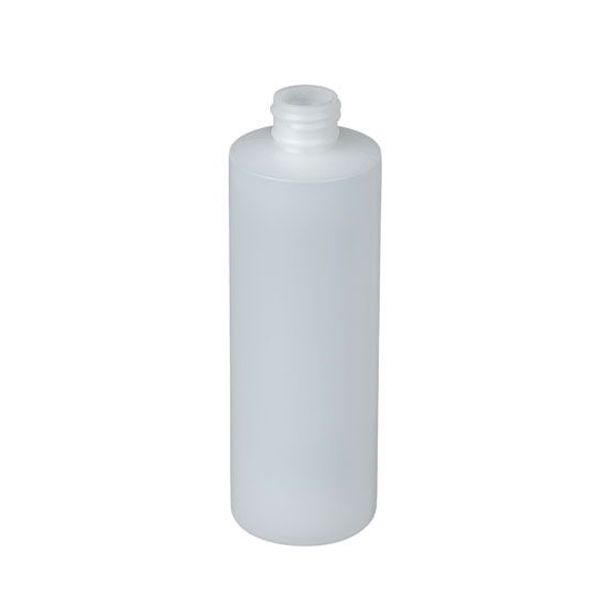 16 oz HDPE Plastic Cylinder Bottle, 28-410, Natural