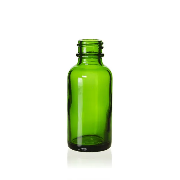 1 Ounce Green Glass Boston Round, 20-400