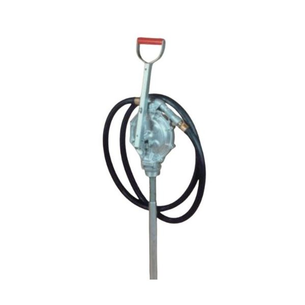 Manual Diaphragm Pump With 8 Foot Hose and Discharge Nozzle