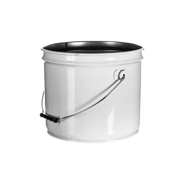 3.5 gallon open head steel pail with rust inhibitor lining