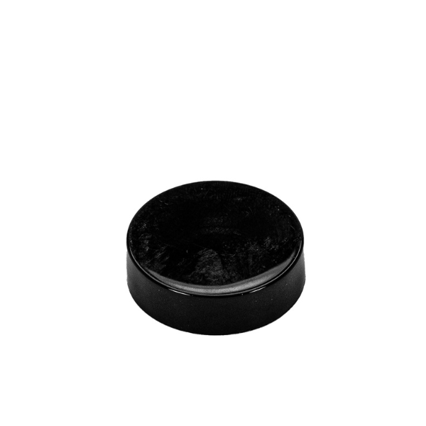 black cap with foam liner