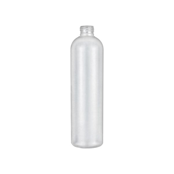 12 oz Natural HDPE Cosmo Round Bottle