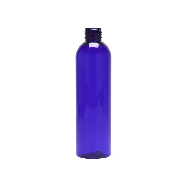 8 oz Cobalt Blue PET Cosmo Round Bullet