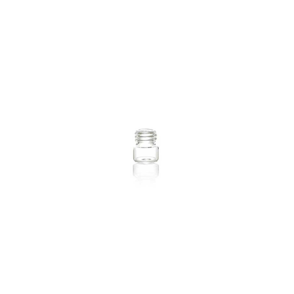 1/4 Dram Clear Glass Vial, 13-425