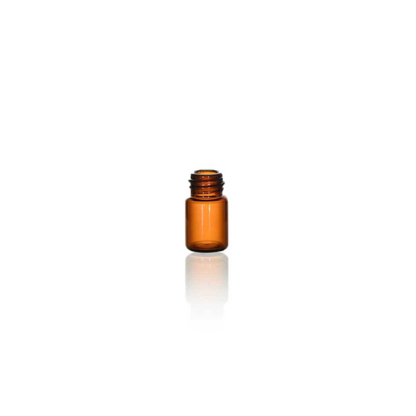 5/8 Dram Amber Glass Vial, 13-425