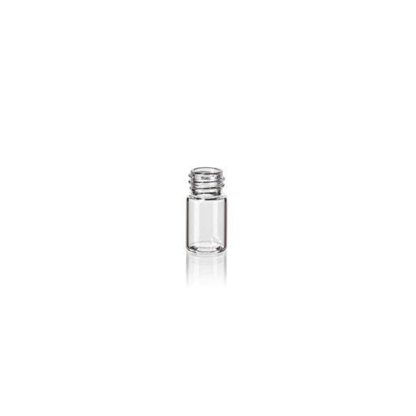 5/8 Dram Clear Glass Vial, 13-425