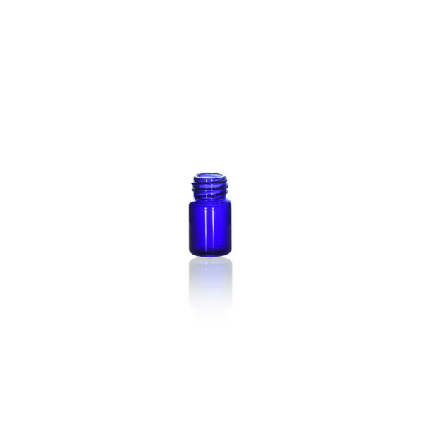5/8 Dram Blue Glass Vial, 13-425