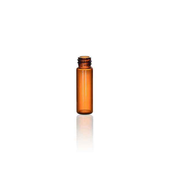 1 Dram Amber Glass Vial, 13-425