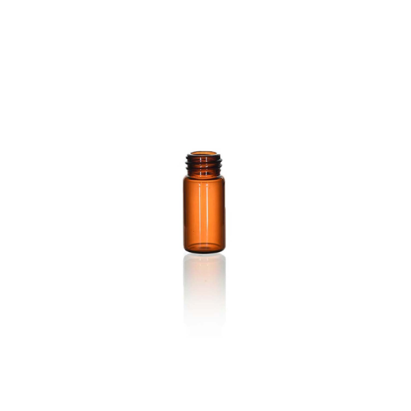 1 1/2 Dram Amber Glass Vial, 15-425