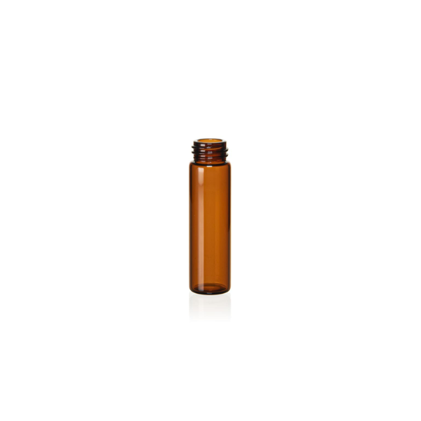 2 Dram Amber Glass Vial, 15-425