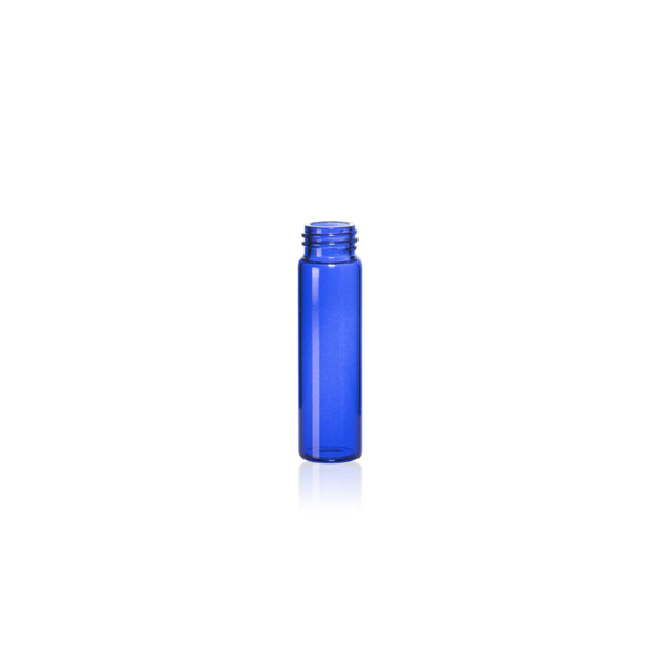 2 Dram Blue Glass Vial, 15-425