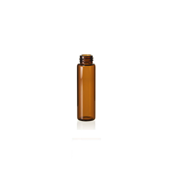 3 Dram Amber Glass Vial, 15-425