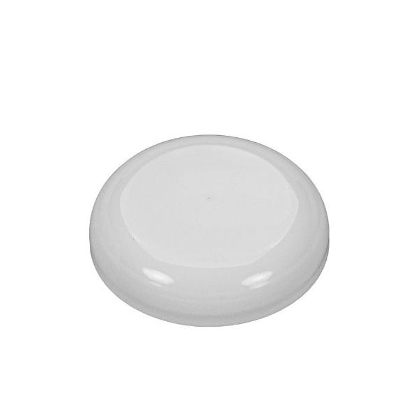 70-400 White PP Dome Top Continuous Thread Cap - Foam Liner