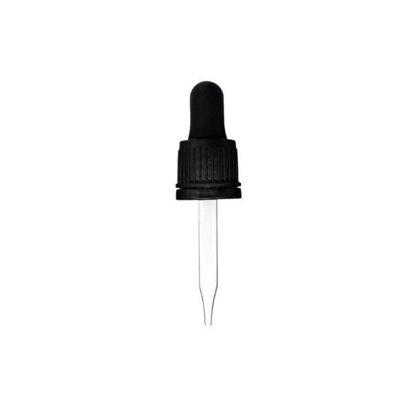 18-415  BK PP T/E DROPPER 65MM