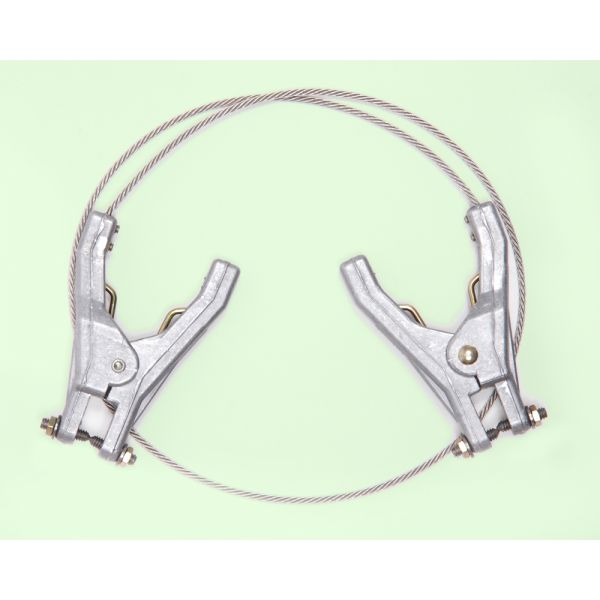 Dual Plier Clamps and 3 ft Stainless Steel Cable