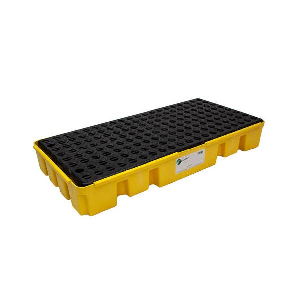 2 drum yellow spill containment pallet