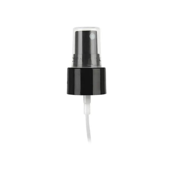 24-410 Black PP Smooth Fine Mist Sprayer 5-5/16" DT; .12-.14 ml Output