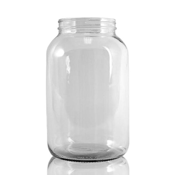 1 Gallon Clear Glass Wide Mouth Economy Jar, 110-400