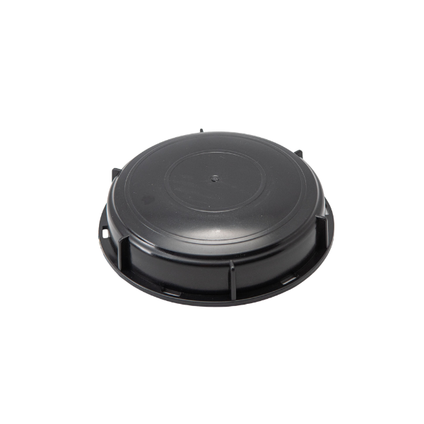 6 Inch Black One Piece IBC Lid
