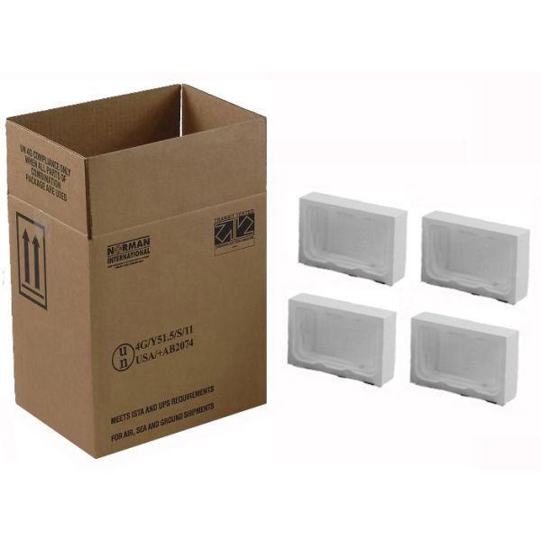 HAZMAT 4G Packaging Holds Two - 1 Gallon F-Style Cans