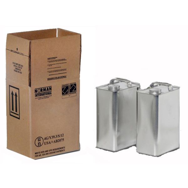 HAZMAT 4G Packaging With Two - 1 Gallon F-style Cans