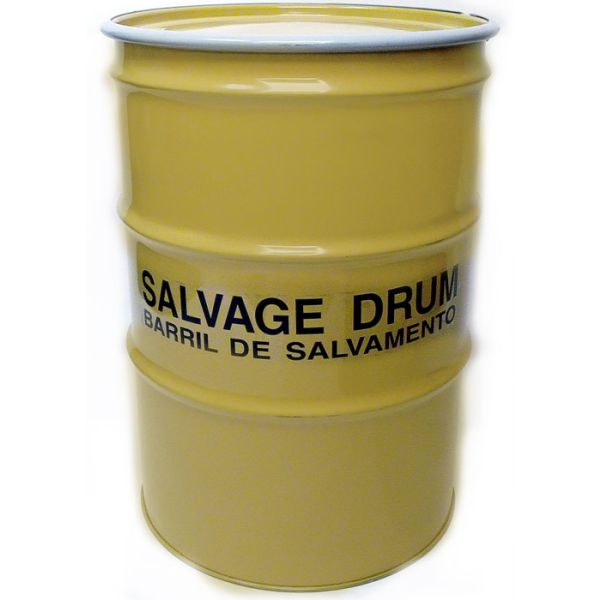 96 Gallon Steel Salvage Drum With Epoxy Phenolic Lining