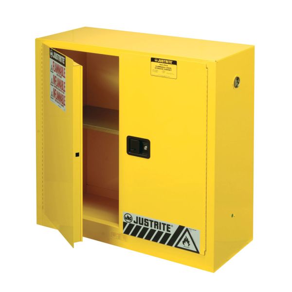 Justrite® Flammable Liquid Storage Cabinet 2 Door Manual