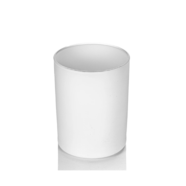 13.5 oz Matte White Glass Libbey Heavy Base Rocks