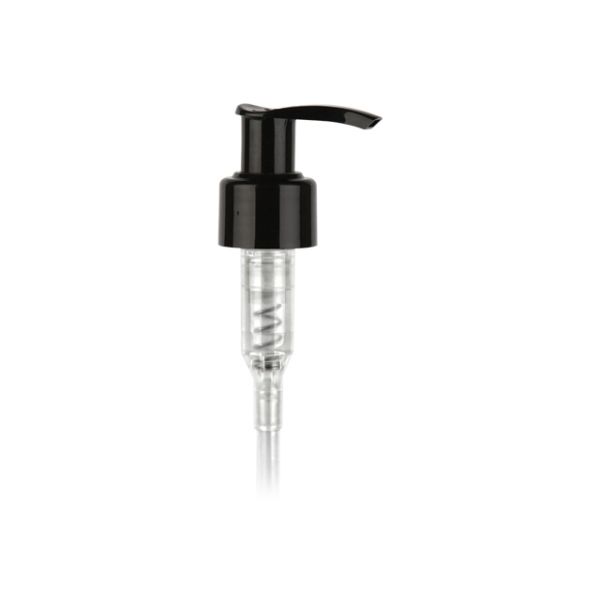 black smooth lotion pump