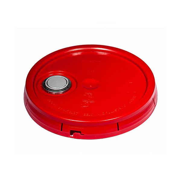Rieke® FLEXSPOUT® UN Rated Plastic Pail Lid with Tear Tab - Red