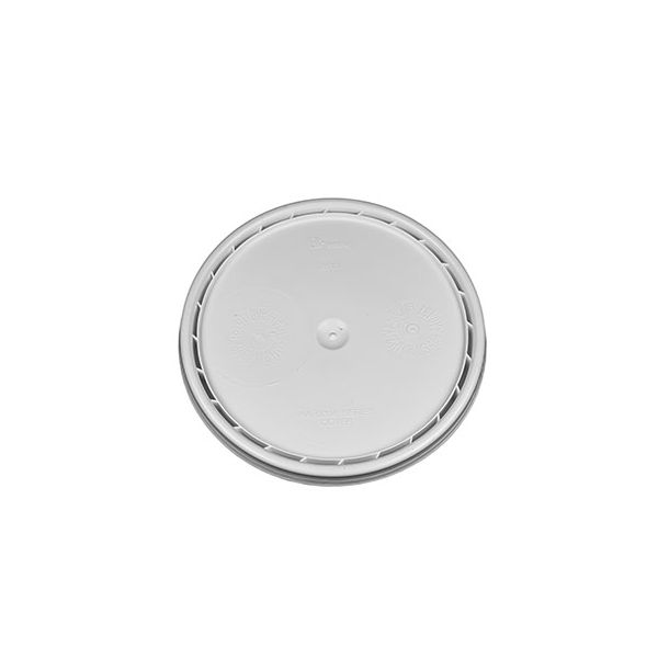 Plain UN Rated Plastic Pail Lid - White