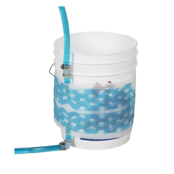 Fluxwrap blanket for regulating temperature in 5 gallon pails