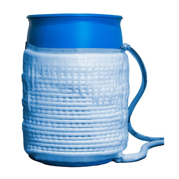 Fluxwrap blanket for regulating temperature on 55 gallon drums