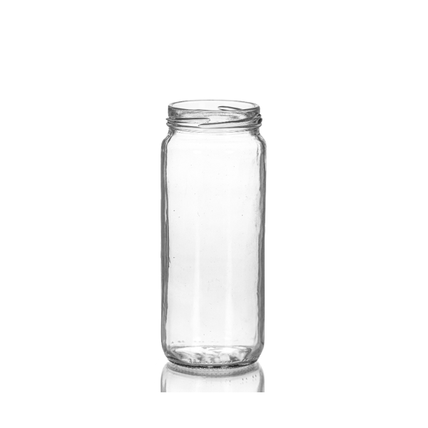 16 oz Clear Glass Paragon Jar, 63-400