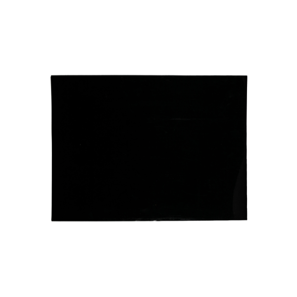 19" x 26" Black PCR Solid IBC Tote Marking Plate