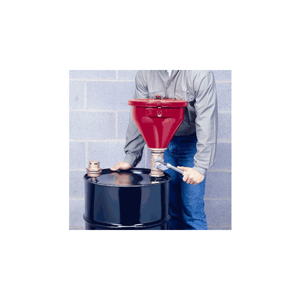 Justrite® Funnel With Tip-Over Protection Kit