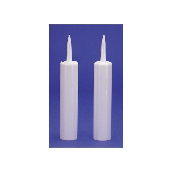 Plastic Caulking Tube - White