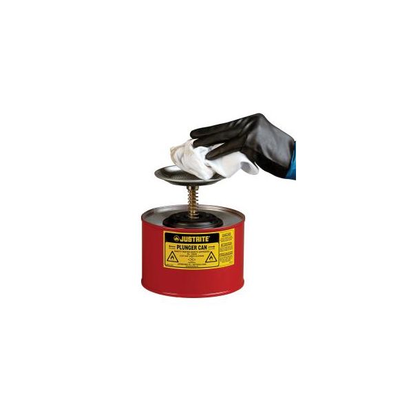 Justrite® Plunger Cans 1/2 Gallon