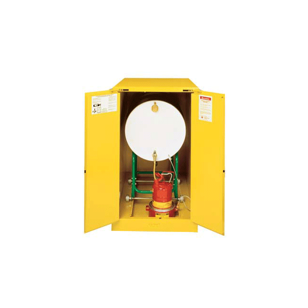 Justrite® Safety Cabinet Horizontal Drum Storage 2 Door Manual