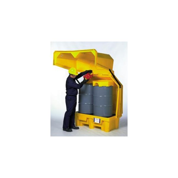 Secure Secondary Containment Inside or Outside - 2 Drum