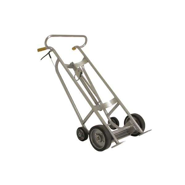 Aluminum Drum Truck - Pneumatic Wheels - With Brake
