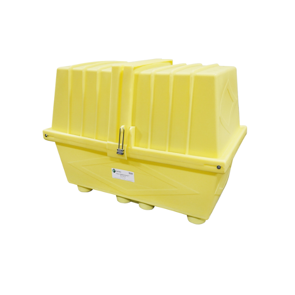 ENPAC® 2 Drum Yellow Outdoor Storage Safety Pack Unit With Drain