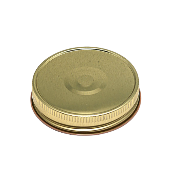 70-450 Gold Metal Screw Cap - Plastisol Liner and Button